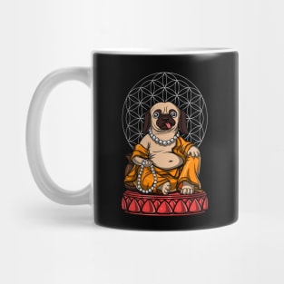 Pug Dog Buddha Mug